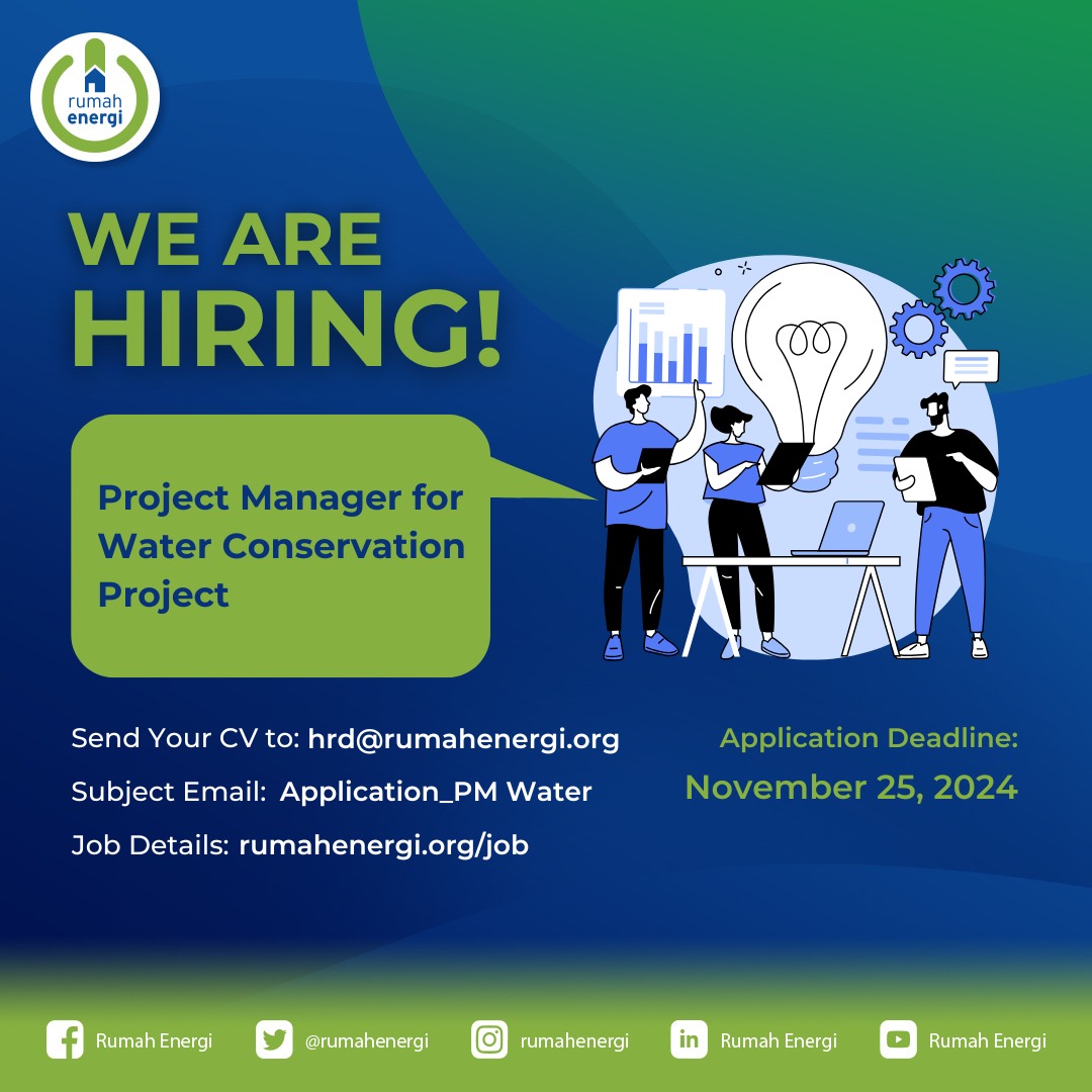 Job : Project Manager Position for Water Conservation Project